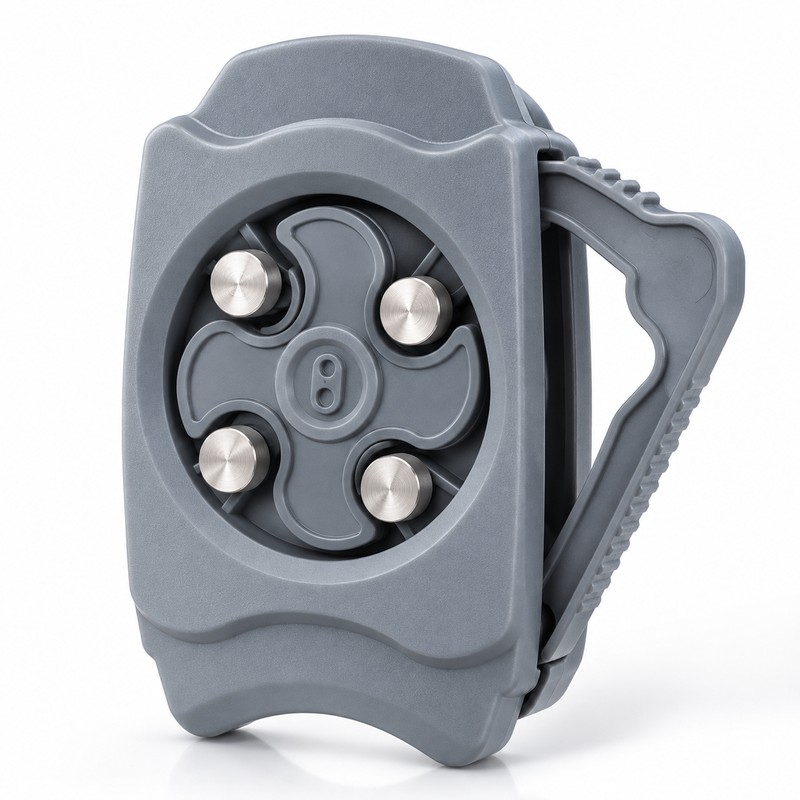 Portable Can Opener for Easy Lid Removal – Manual Four-Wheel