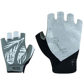 Roeckl Danis Women's Cycling Gloves Short Grey/Black 2023: Size: 6