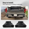 2253506 Exhaust Tips Bezels Black RH/LH 1 PAIR Compatible with