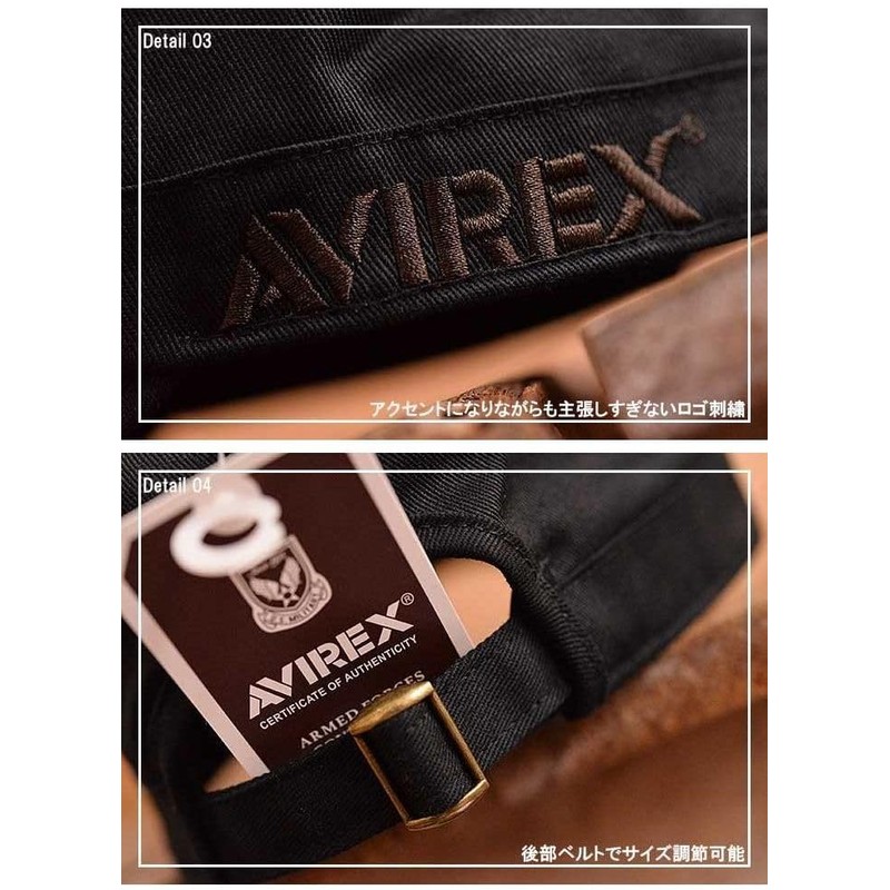 Avirex 7992540 18490000 Genuine Work Cap, Cap, Hat, Men's, Large