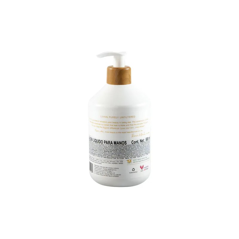 Jabón Liquido hidratante para Manos Limón 500ml Raw Sugar