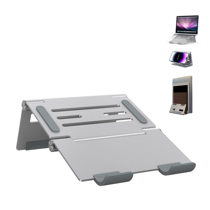 PHOCAR Soporte Multidispositivo 3 en 1, Base de Aluminio para