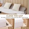 Bedluxe Queen Bed Wedge Pillow for Headboard, Foam Headboard Pillow,