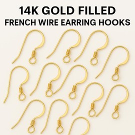 Earring Hooks 30PCS, Stainless Steel Ear Wires Fish Hooks, Hypo-allergenic Jewelry Findings Parts for DIY Jewelry Making
