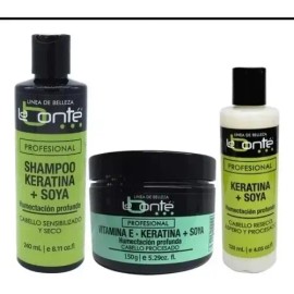 Labonte Kit Keratina Shampoo240mlvitamina150gkeratina120ml                                                                                            