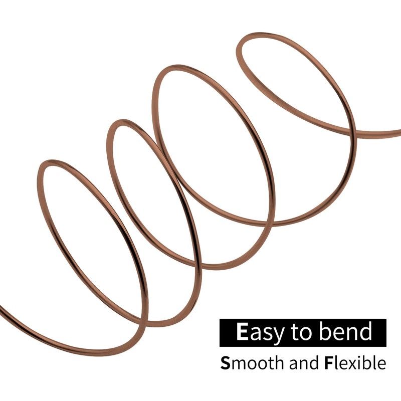 Bronze-2.5-Anodized Aluminum Bonsai Training Wire 250g Large Roll,Many Size to