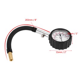 Tire Pressure Gauge, Motorcycle Tyre Tire Pressure Gauge Meter Tester for Car Truck Motorcycle Bike