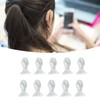 10pcs Hearing Amplifier Dome Silicone Ear Tip Earplug Replacement Accessory
