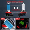 ZPXGIZT Fog Light Bulbs Fit For Honda Pilot 2006-2018, H11