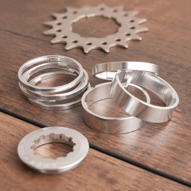 Conversion Kit Fixie Bike Single Speed Compatible with Shimano Sram
