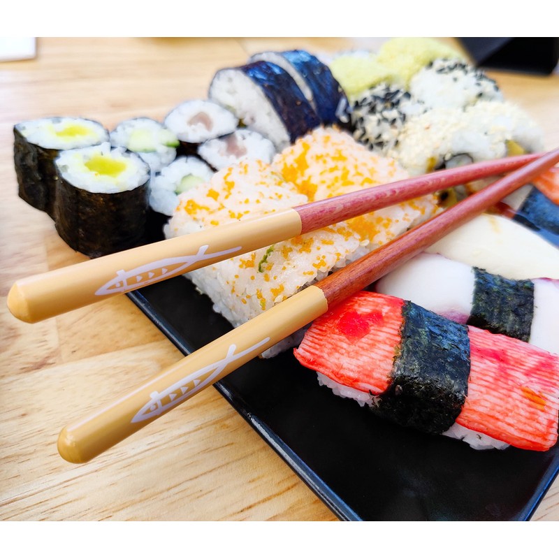 SASIA - 5 Pairs | Wooden Chopsticks | Reusable and