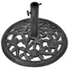vidaXL 26.5lb Round Umbrella Base for Outdoor, Deck, Patio Parasol