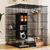 YITAHOME 5-Tier Cat Cage Indoor Large, Cats Enclosure with Storage