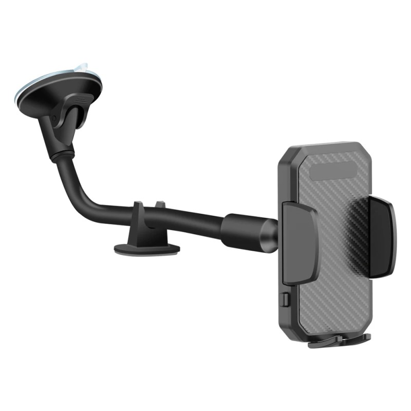 Long Arm Gooseneck Car Windshield Dashboard Phone Mount Universal Suction