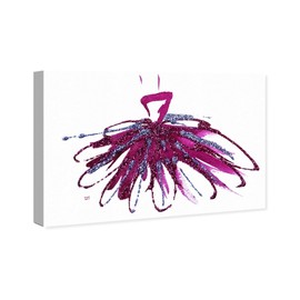 The Oliver Gal Artist Co. Fashion and Glam Wall Art Canvas Prints Dress Ballerina Home Décor, 45" x 30"