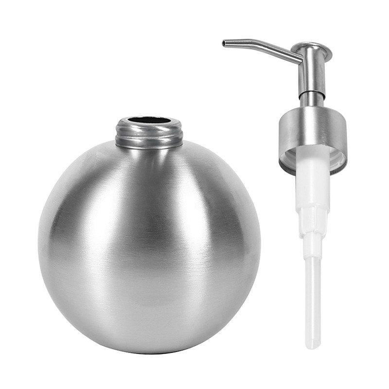 1pc 304 Stainless Steel Ball Shaped Bathroom Shampoo Shower Liquid