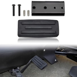 SAUTVS Black Larger Brake Pedal for Can Am Ryker, Extended Brake Foot Rest Peg Pedal Footboards for Can-Am Ryker 600 900 Sport & Rally Edition All Models Accessories (1PC)