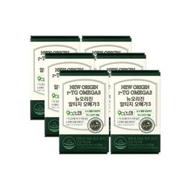 New Origin 뉴오리진 순도 90% 프리미엄 알티지 오메가3 30일 6개 New Origin 90% Pure Premium RTG Omega-3 30 Days 6 Pack