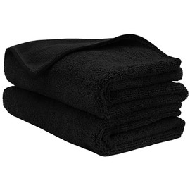 AIDEA Microfiber Towels for Cars-2PK, Large Professional Car Drying Towel, Scratch-Free, Strong Water Absorption Drying Towel for Cars, SUVs, RVs, Trucks, and Boats, 24inx 31in, Black
