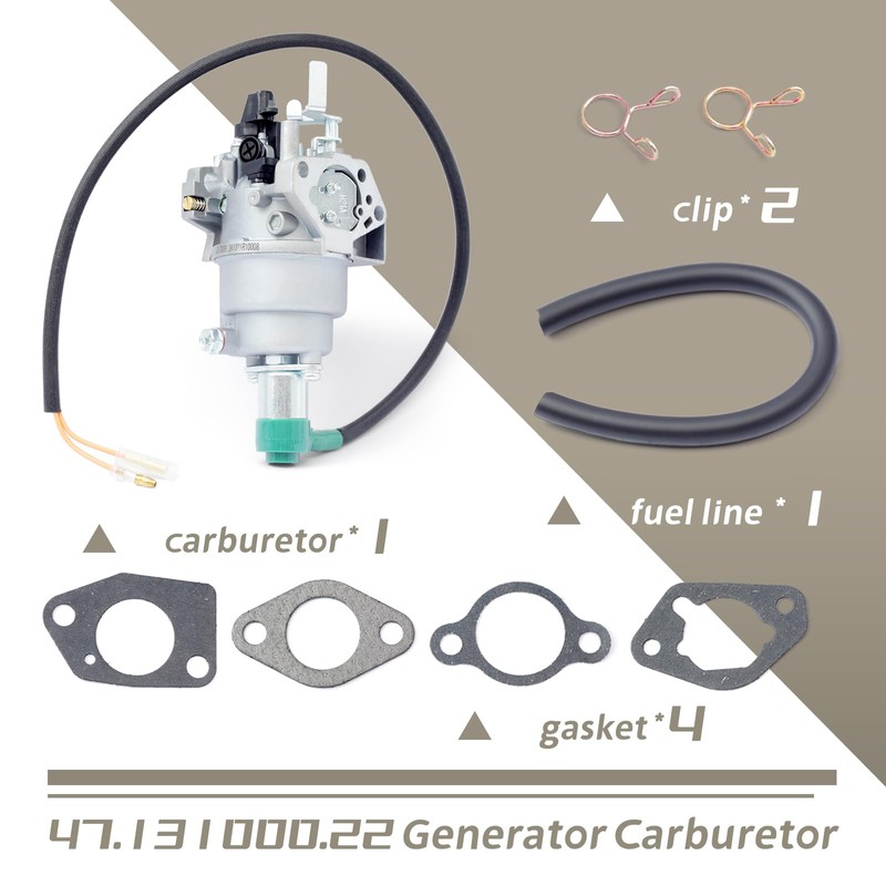 YIYANTO 47.131000.22 Generator Carburetor Replacement for Champion 9375/7500 9000/7000 Watt