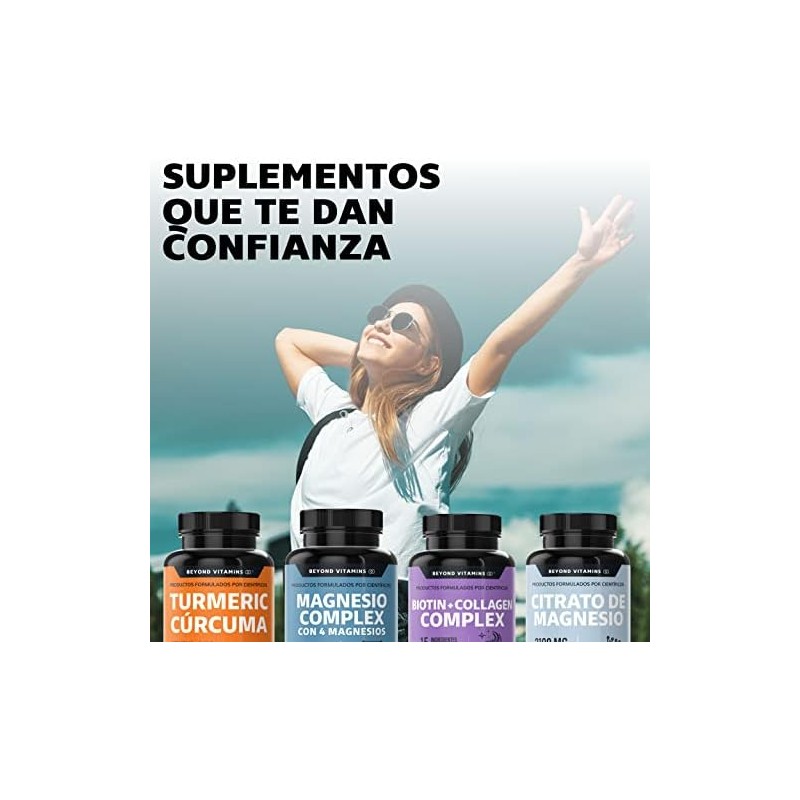 Citrato de Potasio 1000mg Adicionados con Platano en Polvo, Curcuma