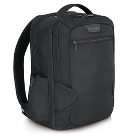 EVERKI Studio Expandable Laptop Backpack for Men & Women – Business and Travel Backpack, Carry-On Backpack for Office & Travel, Professional Backpack, 15-Inch MacBook & Laptop Bag, 26L Capacity, Black
