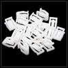 Hihaha Plastic Fasteners Car Trim Instrument Panel Dashboard 20PCS White