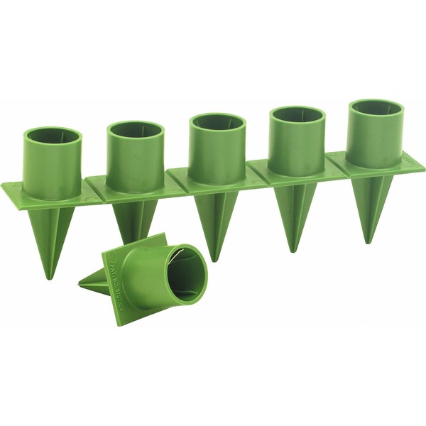 Taper Candle Holder Standard 1" Green 36 Pieces Per Package Candleholder