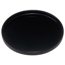 Nakanishi Kogei 3199003 Round Bon, Black, Plain, 11.8 inches (30 cm)