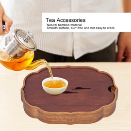 Tea Tray Box Chinese Kungfu Tea Serving Tray Portable Travel Teapot Teacups Tea Mat with Water Storage