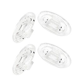 TRUSHELL Replacement Nose Pad Nose Piece for Oakley Whisker Sunglass - Clear 2 Pairs