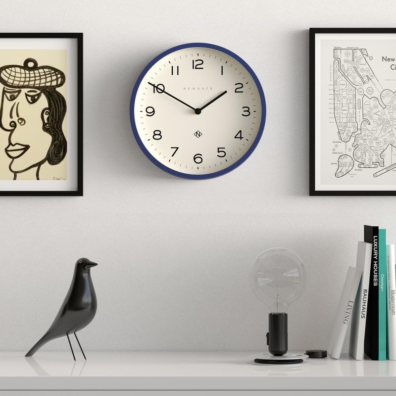 NEWGATE® Number Four Echo wall clock | Modern round clock