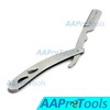 AAPROTOOLS STAINLESS STEEL PROFESSIONAL FOLDING STRAIGHT SHAVING RAZOR, SHAVETTE WITH