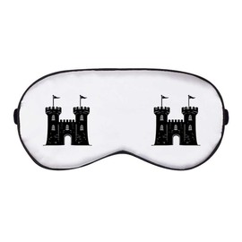 Azeeda 'Burg mit Fahnen' Schlaf- / Reise-Augenmaske (EY00028663)