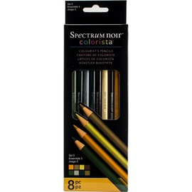 Spectrum Noir Colorista Colorista-8PC Pencils-Set 5, 0, Multi-colour, 17.5 x 0.05 x 0.07 cm