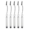 QUARKZMAN 5 Pack Metallic Stylus Pen, Retractable Mini Capacitive Aluminium