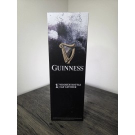 Guinness Draught Stout Wooden Bottle Opener Cap Catcher