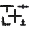 kalolary 200pcs Water Hose Connector Branch Extension Socket Irrigation Set