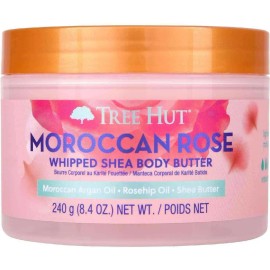 Manteca corporal de karité batida Tree Hut Moroccan Rose hidrata la piel 240 g