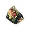 Wrapables Canvas and Embroidered Floral Coin Purse (Set of 2),