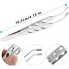 Meibomian Gland Expressor, Stainless Steel Eyelid Massage Tweezers Professional Face