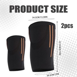 GMHLLES Thigh Support Hamstring Support Thigh Compression Sleeve Sweat-Absorbent and Breathable, Stable Support, Suitable for Basketball, Running, Cycling and Other Sports（2 pcs）