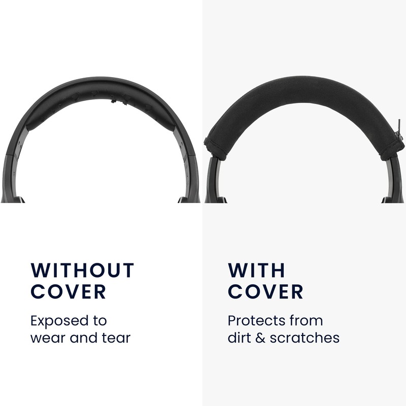 kwmobile Headband Cover Compatible with Edifier W820NB Case - Neoprene
