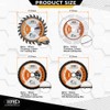 BGTEC Circular Saw Blade - 4PCS 3" Cutting Dics Arbor