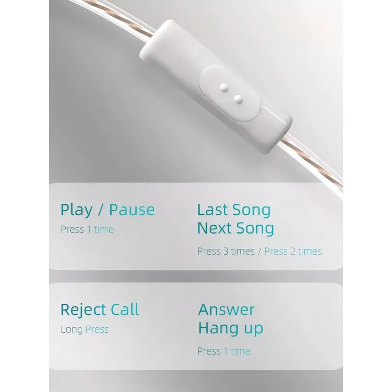 Audífonos in-ear KZ EDX Pro Gamer Con Micrófono color negro