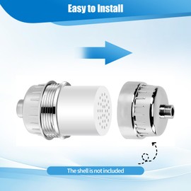Hardwant 4 Pack 20 Stage Shower Filter Cartridge Replacement (No Housing),Universally Compatible With Any Similar Design,Shower Filter For Hard Water Shower,home water purification accessories