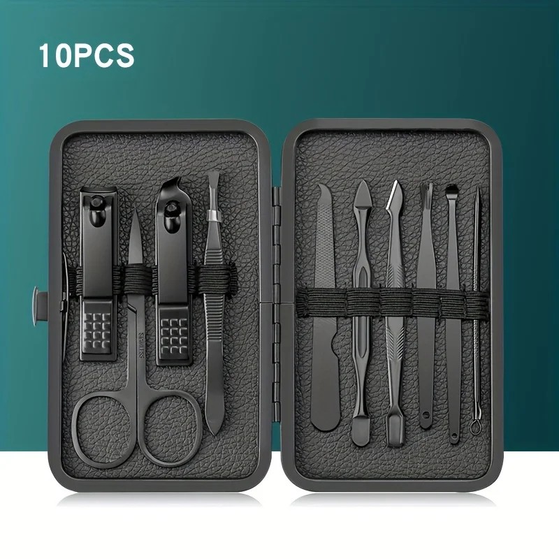 Professional Manicure & Pedicure Nail Care Set – Stainless Steel