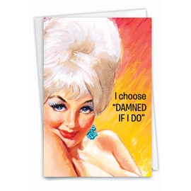 NobleWorks If I Do - Birthday Greeting Card with Envelope (4.63 x 6.75 Inch) - C9366BDG