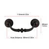 SEIWEI 115mm Drawer Pulls Handle Swing Rings Vintage Antique Cupboard