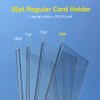 35pt - Cargadores superiores para tarjetas, soporte regular de 3